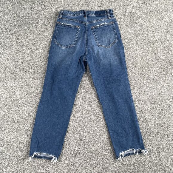 Abercrombie & Fitch Ankle Straight Ultra High Rise Curve Love Jeans Womens 6 28 - Picture 2 of 11